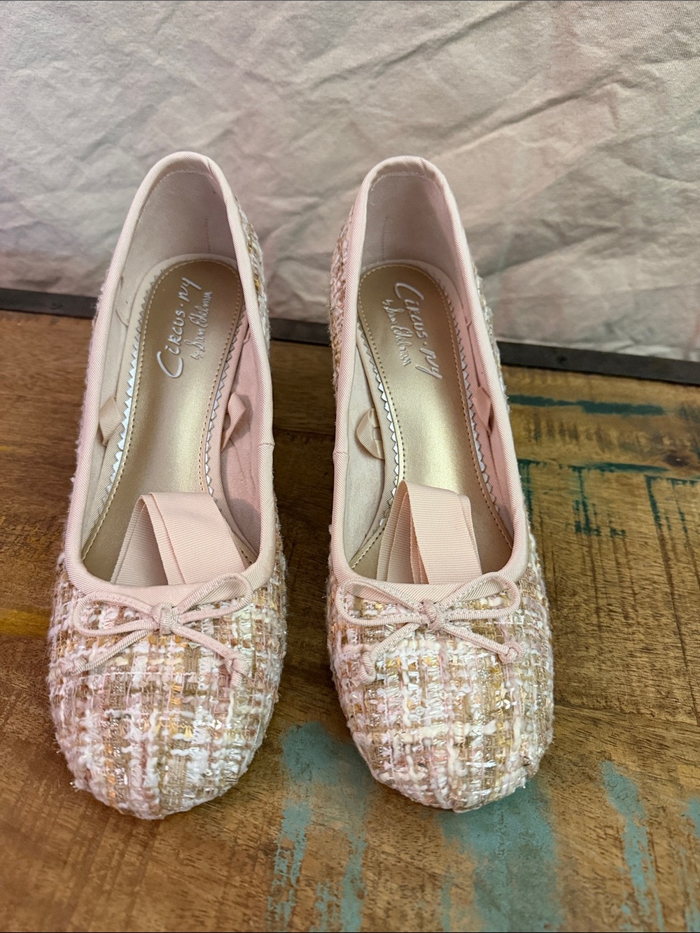 Circus by Sam Edelman Tweed Bow Flats